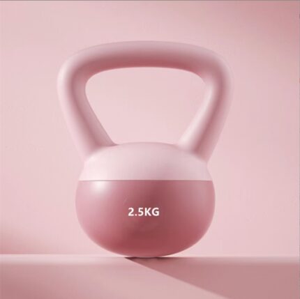 Gym Fitness Equipment PVC & Steel Sand-Filled Kettlebells for Hip and Arm Training Soft Anti-Drop Kettlebells Free Weights