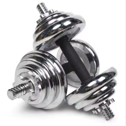 Barbell and Dumbell Custom Logo Fit Gym Equipment Case Curl bar Weight Set Adjustable Iron 50kg 55kg Barbell Dumbbell Set